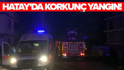 Kaçmak isterken alevlerin içerisine giren 2 kişi yanarak can verdi!