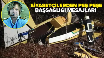 Yangın söndürme uçağı düştü, pilot şehit oldu