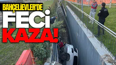 Kontrolden çıkan araç çok sayıda araca çarptı!