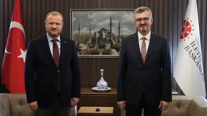 İletişim Başkanı Duran, RTÜK Başkanı Mehmet Daniş ile bir araya geldi