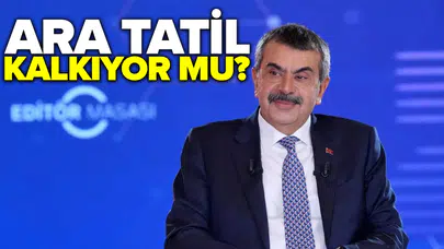 Bakan Tekin'den açıklama!