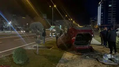 Nevşehir'de iki otomobil çarpıştı: Çok sayıda yaralı var