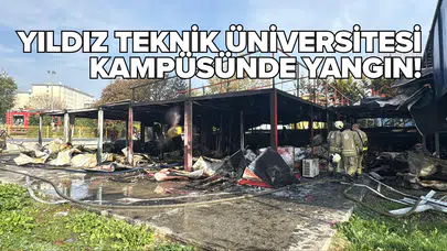 Konteynerler alev alev yandı