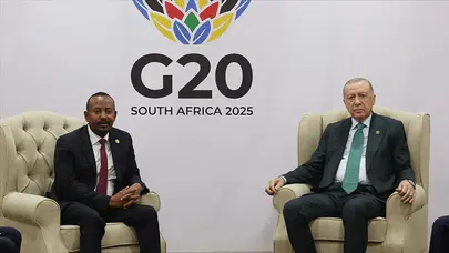 Cumhurbaşkanı Erdoğan, Etiyopya Başbakanı Abiy Ahmed'i kabul etti!