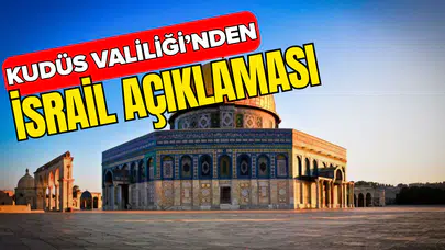 "Mescid-i Aksa'ya kurban sokma girişimi tehlikeli bir tırmanış"