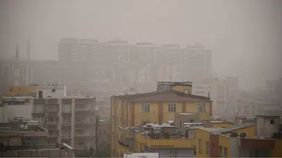 Şanlıurfa'da toz taşınımı etkisini artırıyor!