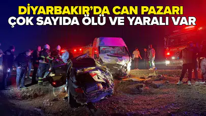 5 araç birbirine girdi!