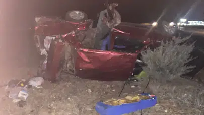 Afyonkarahisar'da takla atan Tofaş’ın sürücüsü hayatını kaybetti!