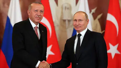 Cumhurbaşkanı Erdoğan ile Rusya Devlet Başkanı Putin görüştü