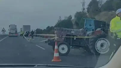 Balıkesir'de zincirleme trafik kazası: 1 ölü, 8 yaralı!