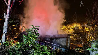 Karabük'te korku dolu anlar: 150 yıllık tarihi konak yandı!