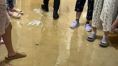 Bilecik'te kız yurdunda su borusu patladı