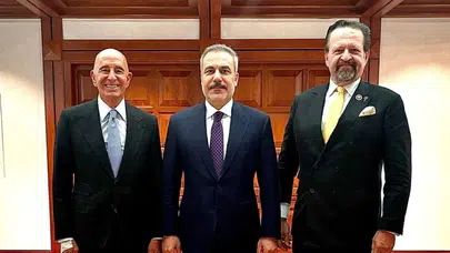 Fidan’dan ABD heyetine resmi kabul