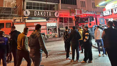 Bursa'da bir kafede pelet sobanın patlaması sonucu yangın çıktı!