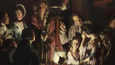 Joseph Wright of Derby’nin 1768 tarihli tablosu, modern sanatın doğuşuna ışık tutuyor