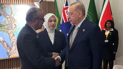 Cumhurbaşkanı Erdoğan, DSÖ Genel Direktörü Tedros’u kabul etti