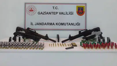 Silah kaçakçılığı operasyonu: Gaziantep’te dev baskın