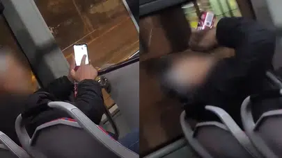 Adıyaman'da halk otobüsünde alkol skandalı!