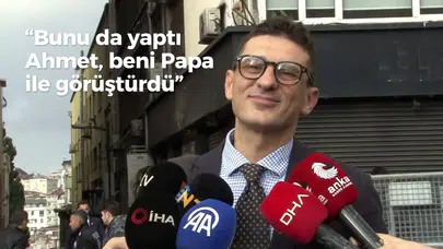 Ahmet Minguzzi'nin babası, Papa 14. Leo ile görüştü