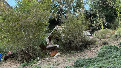 Rize'de serender devrildi: 2 ölü, 1 yaralı!