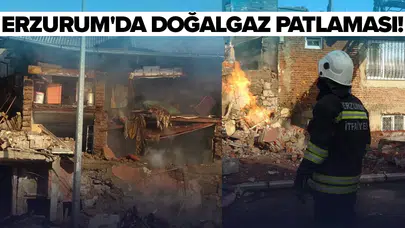 2 ev çöktü: Yaralılar var