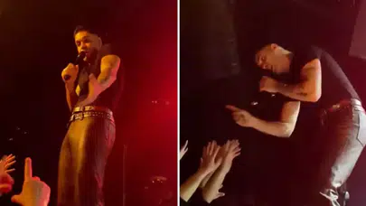 İğrek’ten sahnede sert tepki