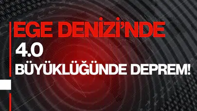 Çanakkale açıklarında deprem