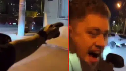 İzmir'de sokak ortasında silahlı tehdit!