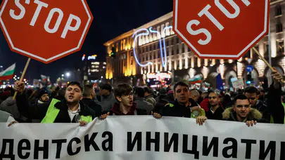 Bulgaristan'da hükümet karşıtı protestolar!
