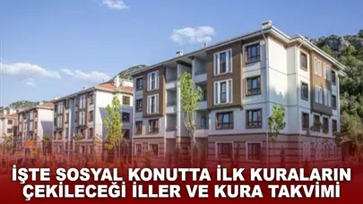 500 bin sosyal konut projesinde ilk kura tarihi ne zaman?