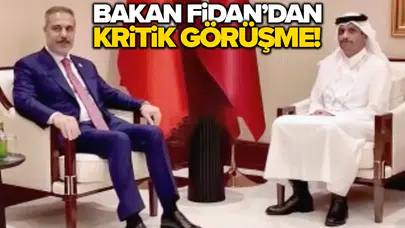 Bakan Fidan, Katarlı mevkidaşı Al Thani ile bir arada!