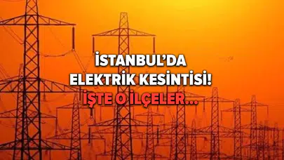 İstanbul'da 18-19 Aralık Elektrik Kesintileri Hakkında Bilgiler