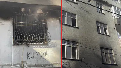 Gaziosmanpaşa'da yangın paniği: 4 katlı bina alevlere teslim oldu