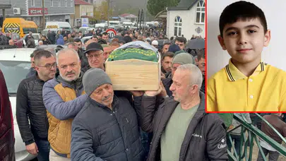 Samsun'da kolunu silaj makinesine kaptıran çocuğun cenazesi toprağa verildi