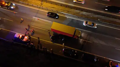 Tem Otoyolu'nda zincirleme kaza: Yaralılar var