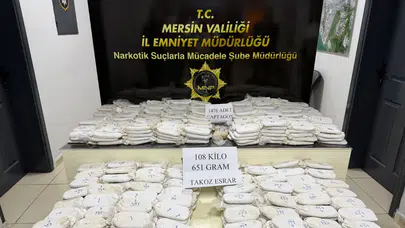 Mersin'de MİT destekli uyuşturucu operasyonu: 33 milyon değerinde uyuşturucu ele geçirildi!