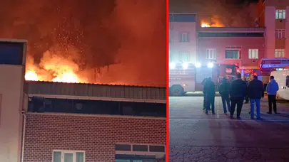 Bursa'da çatı yangını korkuttu!