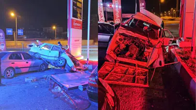 Kırıkkale'de otomobil, park halindeki 3 araca çarptı: 21 yaşındaki genç hayatını kaybetti!