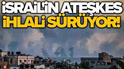 Gazze'ye şiddetli hava saldırıları!