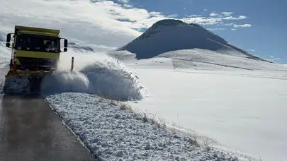 Yoğun kar ve tipi ulaşımı felç etti: Bazı yollarda trafik durdu