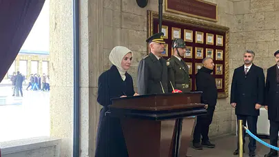 Bakan Göktaş, Anıtkabir'de!