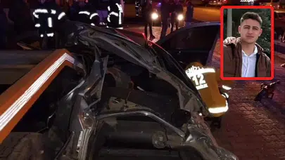 Denizli'de feci kaza: Park halindeki tıra çarpan genç sürücü hayatını kaybetti