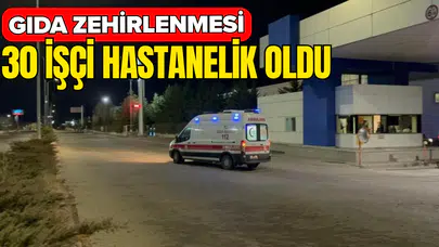 Kayseri'de tavuk pilav yiyen işçiler rahatsızlandı