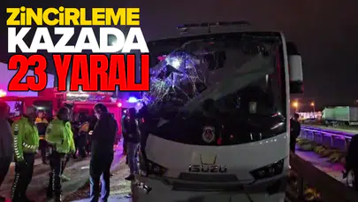 Mahkum midibüsü kazaya karıştı
