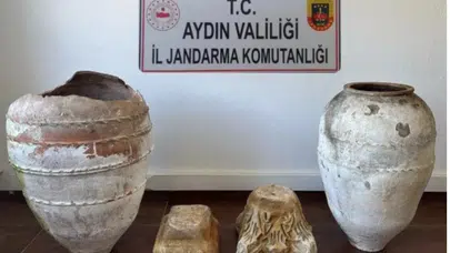 Söke’de jandarmadan tarihi eser kaçakçılığına geçit yok