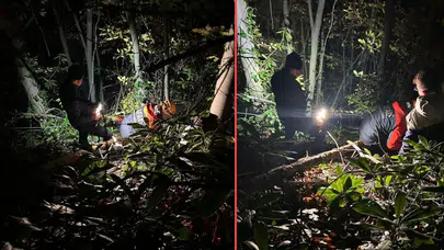 Sakarya'da ekipler, araziye düşen 24 yaşındaki işçi için seferber oldu