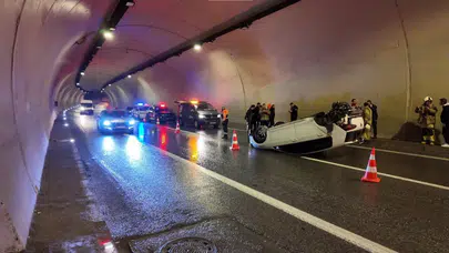 Üsküdar Tantavi tünelinde kaza