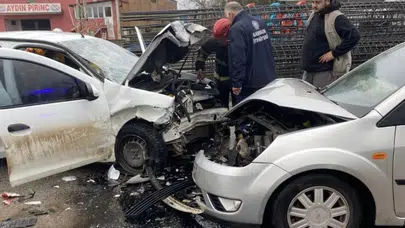 Samsun'un Terme ilçesinde zincirleme kaza: Yaralılar var