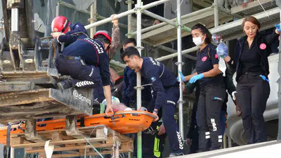 Antalya’da inşaatta dehşet: İşçi 5. kattan 2. kata düştü!