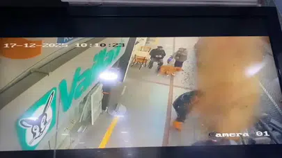 Rize'de isale hattı patladı: Tazyikli su etrafa yayıldı!